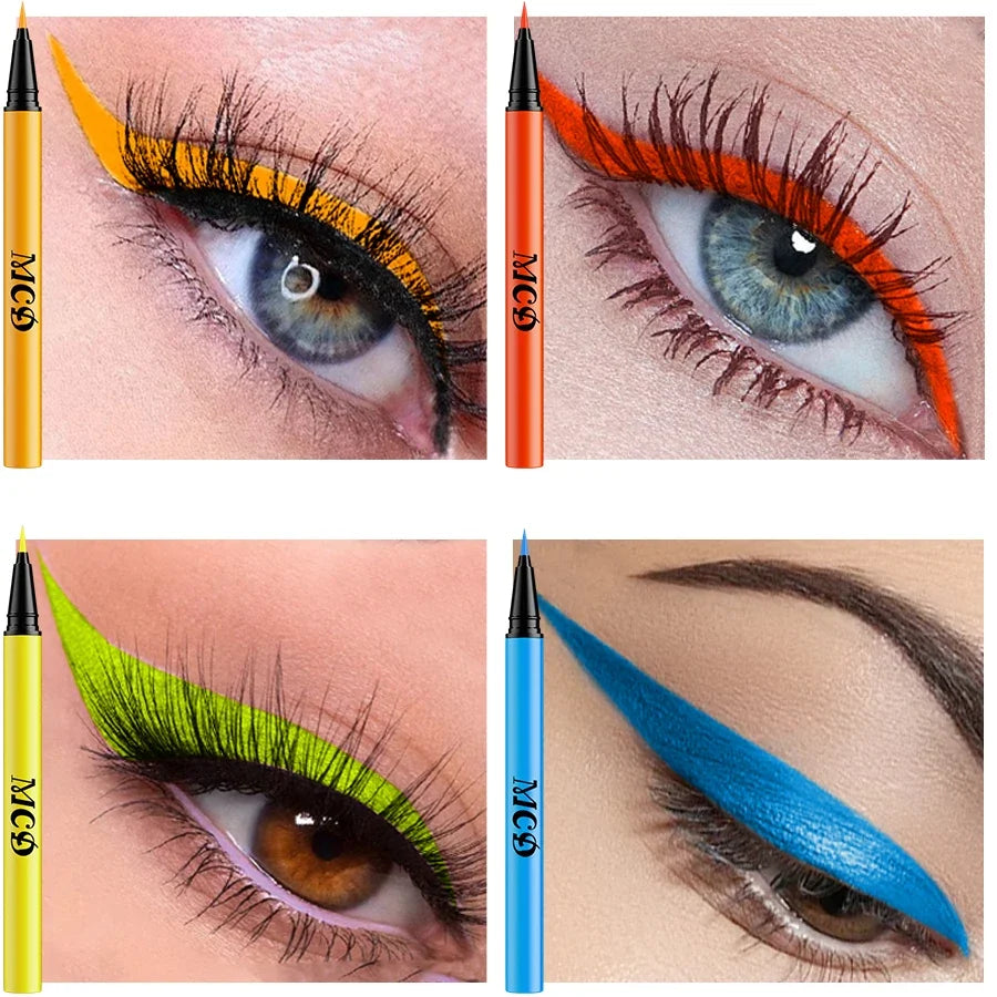 UV Neon Eyeliner Pen – Waterproof Fluorescent Liquid Eye Liner