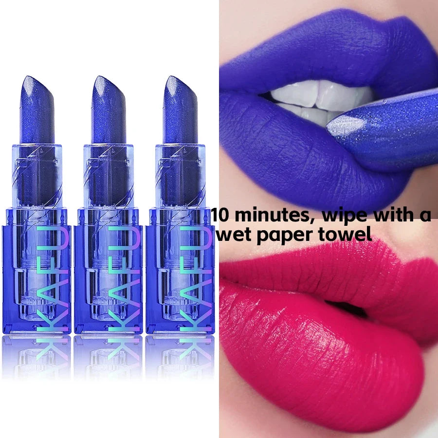 KAFURUX Blue Rose Color Changing Lipstick – Shimmer Gloss