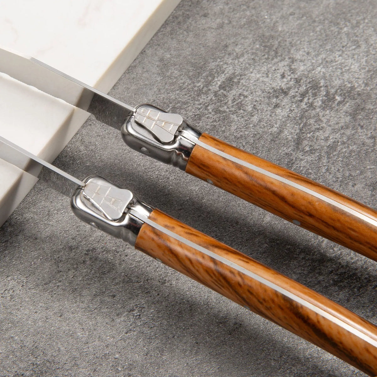 Laguiole Steak Knives & Forks Set – Stainless Steel Cutlery