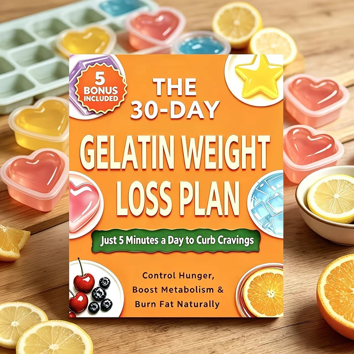 30-Day Gelatin Weight Management Plan Book Easy Daily Body-contouring
