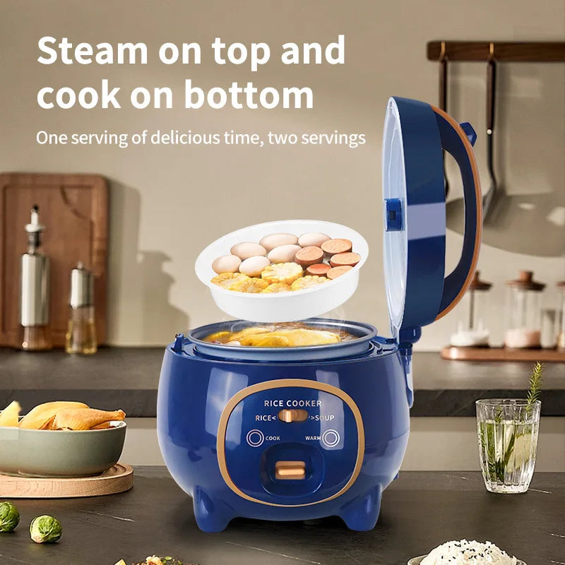 URGGU 1.8L Mini Rice Cooker – Rice, Soup & Boil | 110V–220V