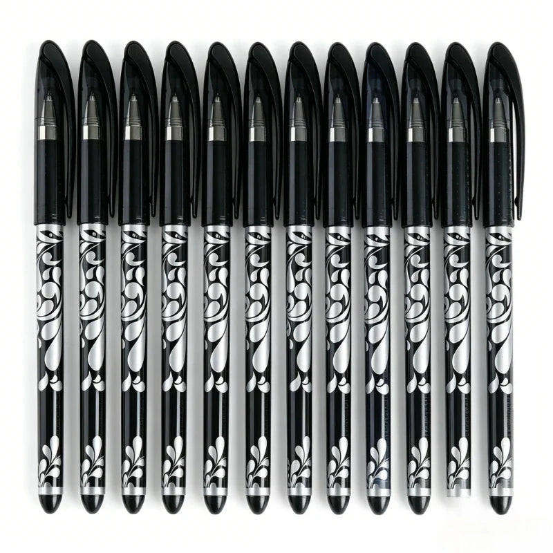 24-Pack Erasable Gel Pens – 0.5mm Comfort Grip, Office & School
