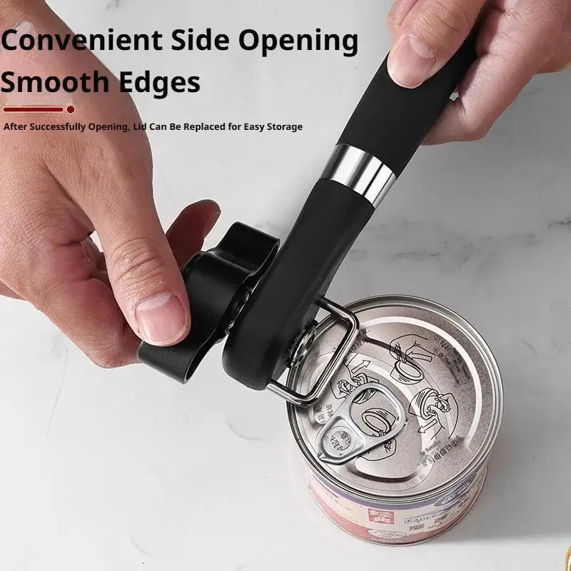 Manual Can Opener – Smooth Edge Stainless Steel Kitchen Tool