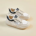 Women's Platform Mesh Sneakers – Breathable Lace-Up Casual Shoes