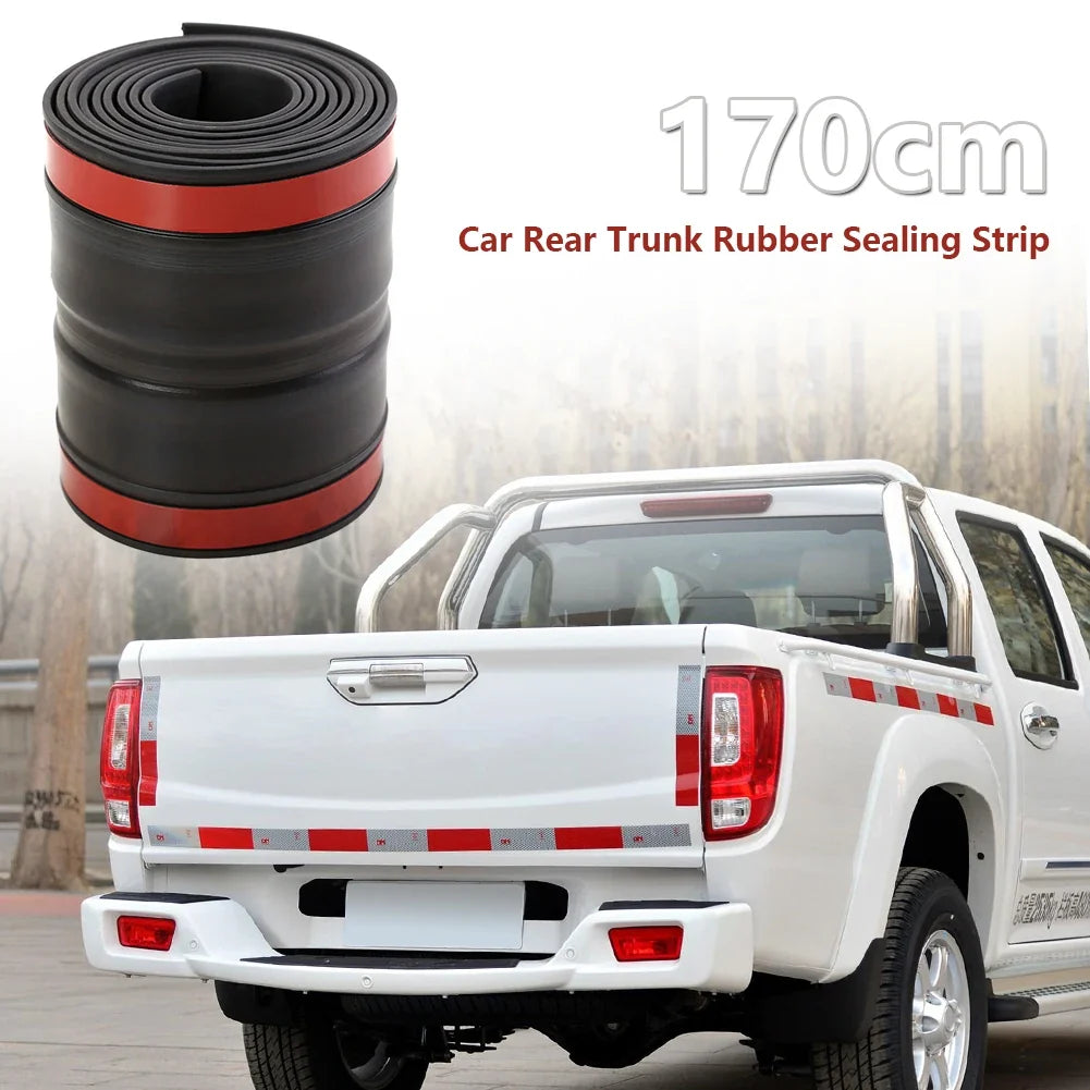 170x11cm Rubber Truck Bed Tailgate Gap Cover Filler Seal Cap Pickup