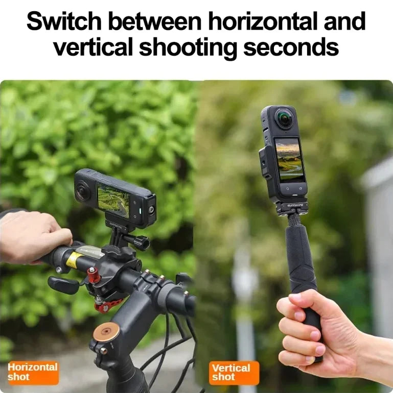 Sunnylife Magnetic L-Bracket Mount for Insta360 X5 & X4