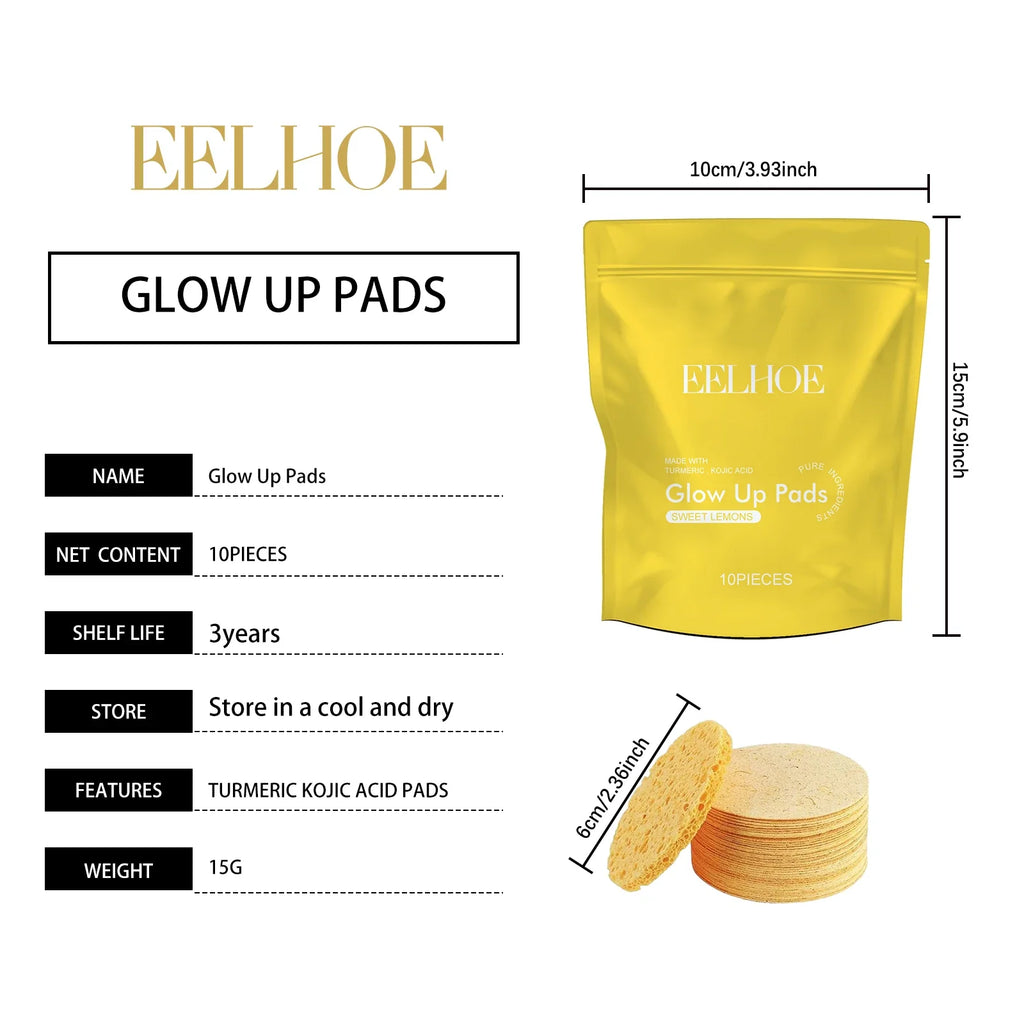 Eelhoe Turmeric Cleansing Pads – Acne, Oil Control & Exfoliate