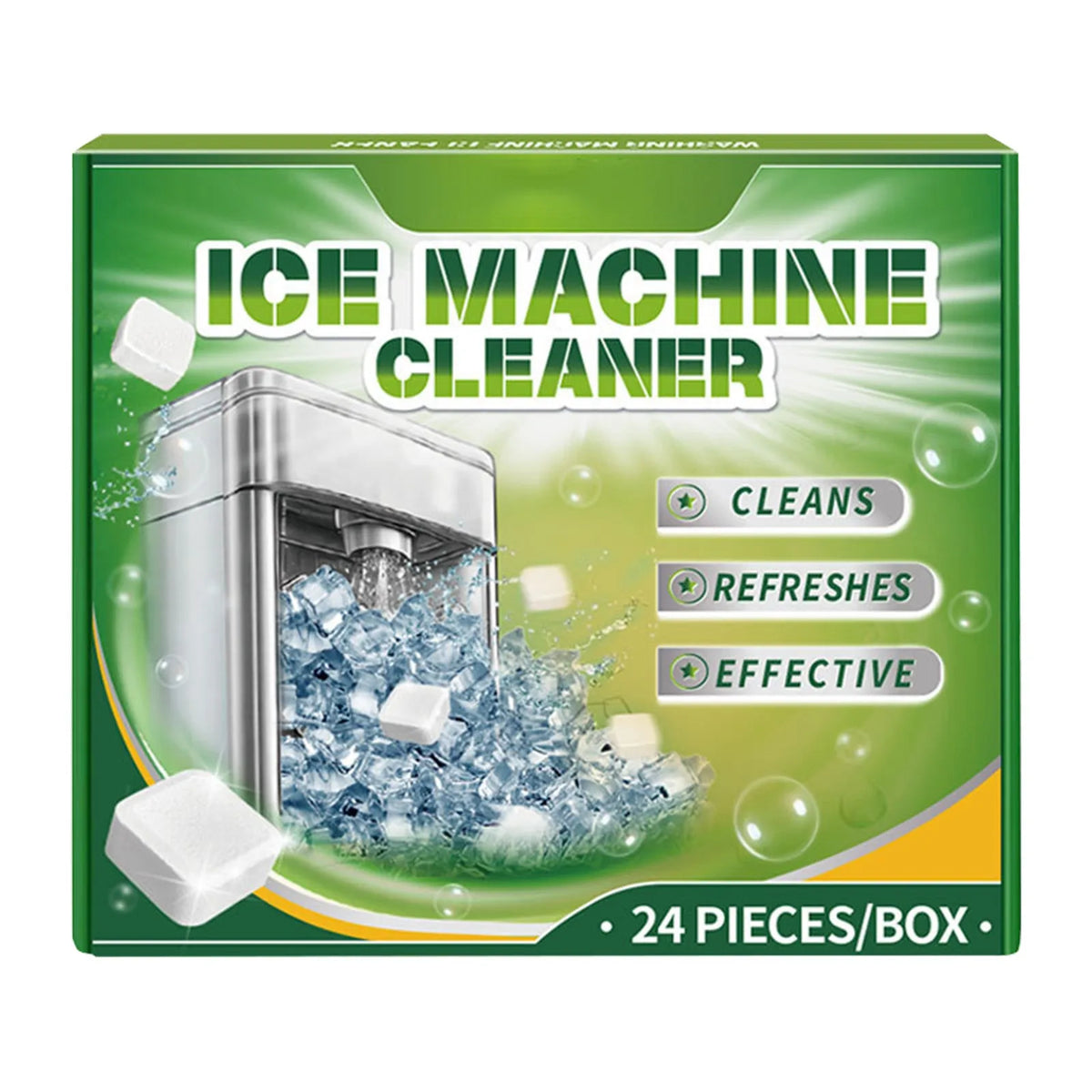 Ice Maker Cleaner & Descaler Tablets – 12 Pack | Scale Remover