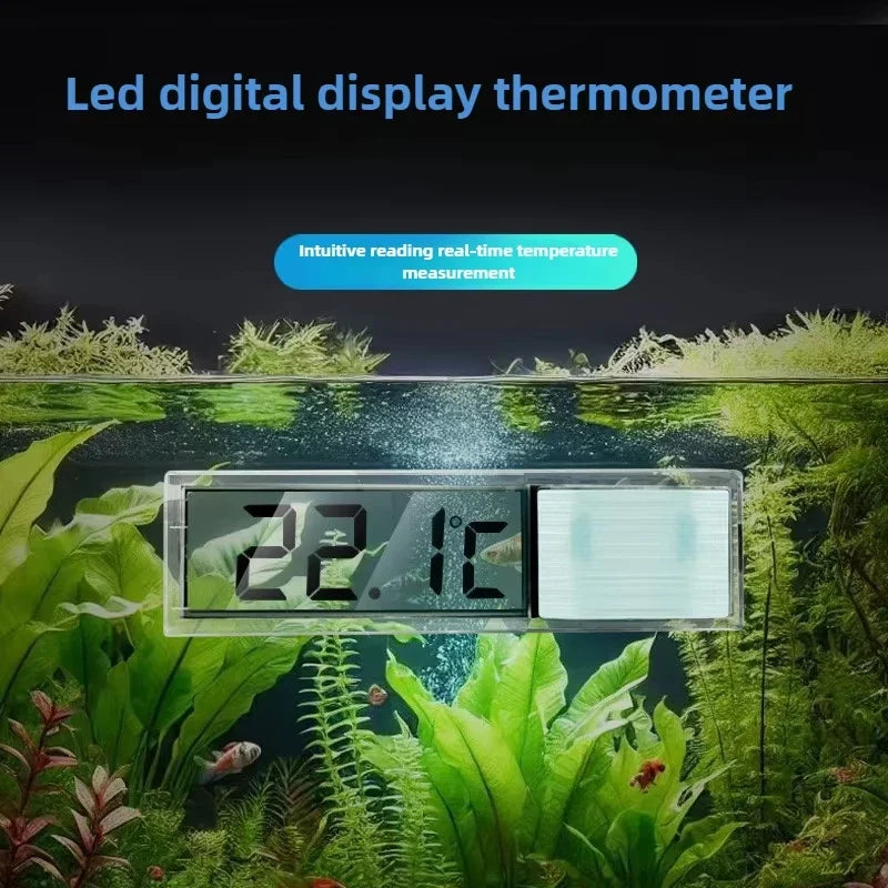 3D Digital Aquarium Fish Tank Thermometer | Temp Meter