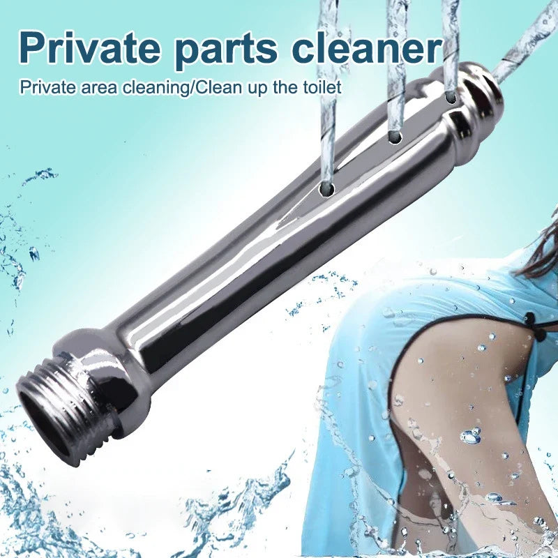 Metal 3 Holes Side Opening Bidet Anal Sprinkler Enema Cleaning Shower