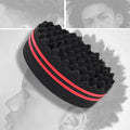 Double-Sided Twist Hair Sponge Brush for Afro & Coily Hair