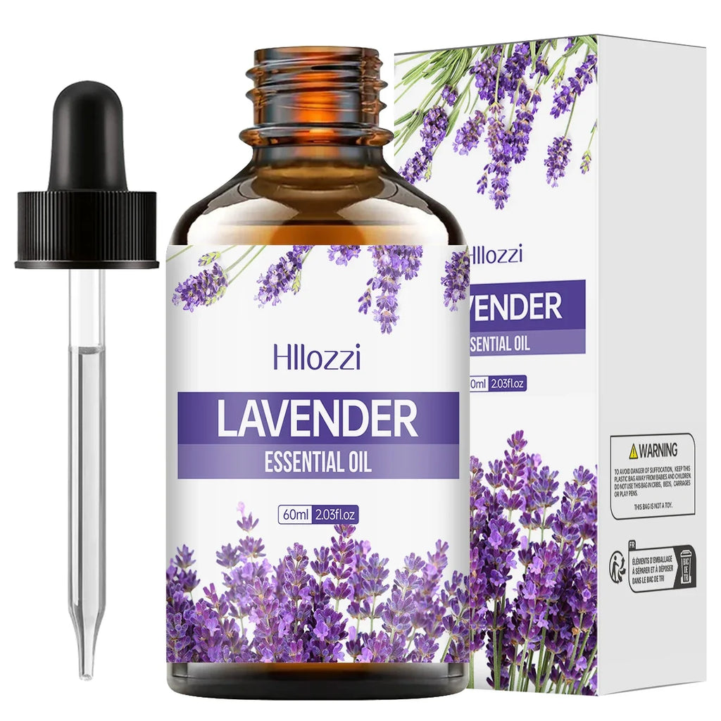 Hllozzi Lavender Essential Oil 30ml 60ml 100ml Aroma Diffuser