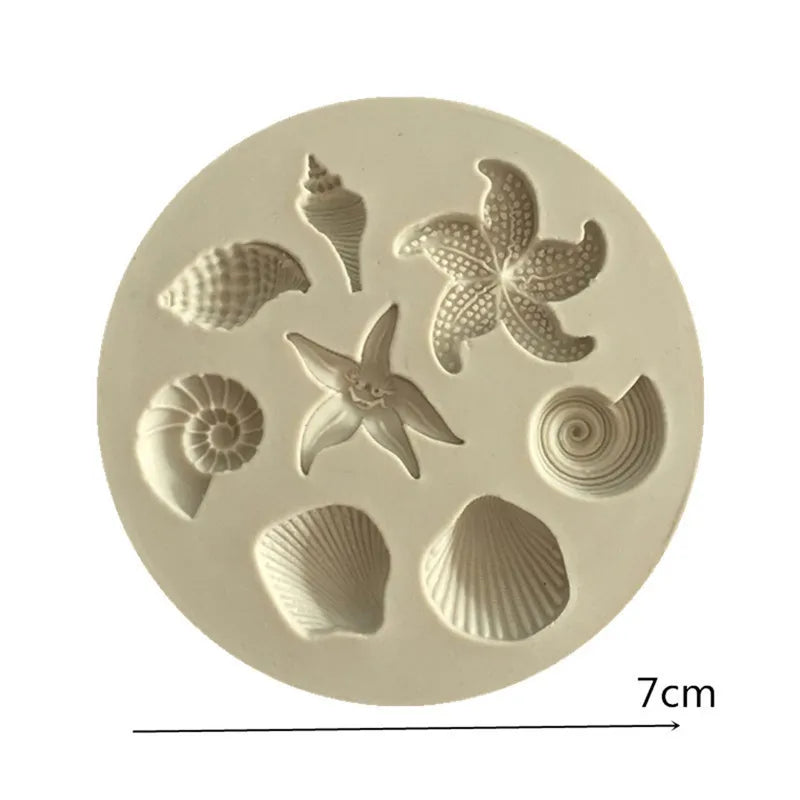 Ocean Seashell Conch Silicone Mold – Chocolate & Cake Baking