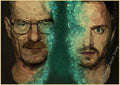 Breaking Bad Retro Kraft Paper Poster | Vintage TV Wall Art