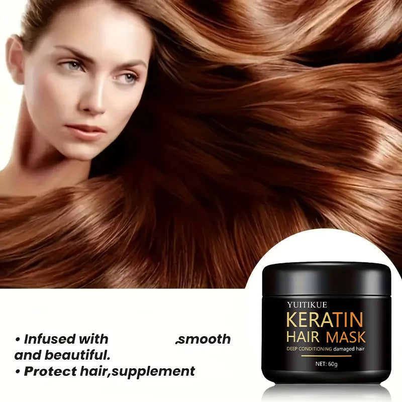 Keratin Hair Mask 60g – Deep Conditioning, Smooth & Shiny