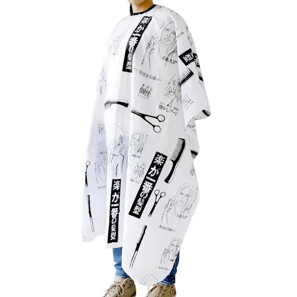 Professional Waterproof Barber Cape – Salon Haircut Apron 99×140cm