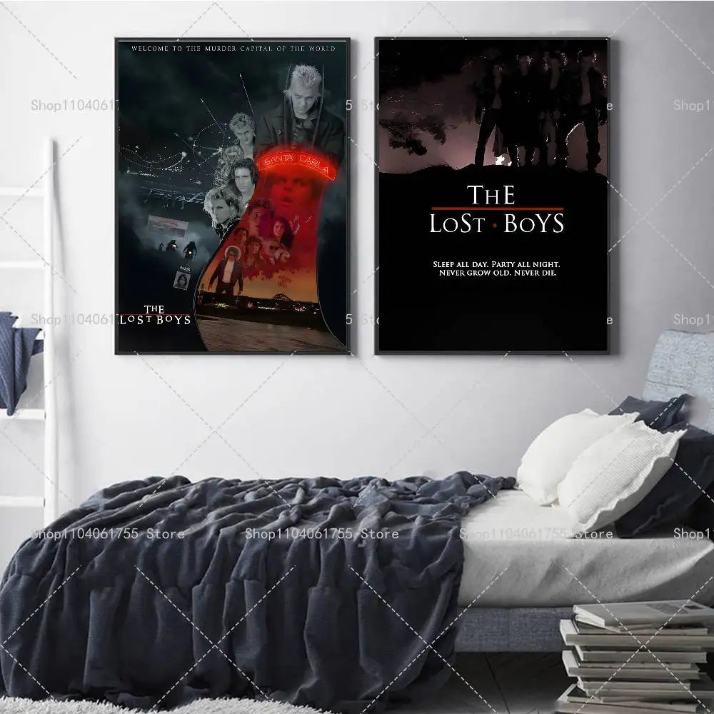 Lost Boys 1987 Classic Movie Poster – Self-Adhesive Wall Art