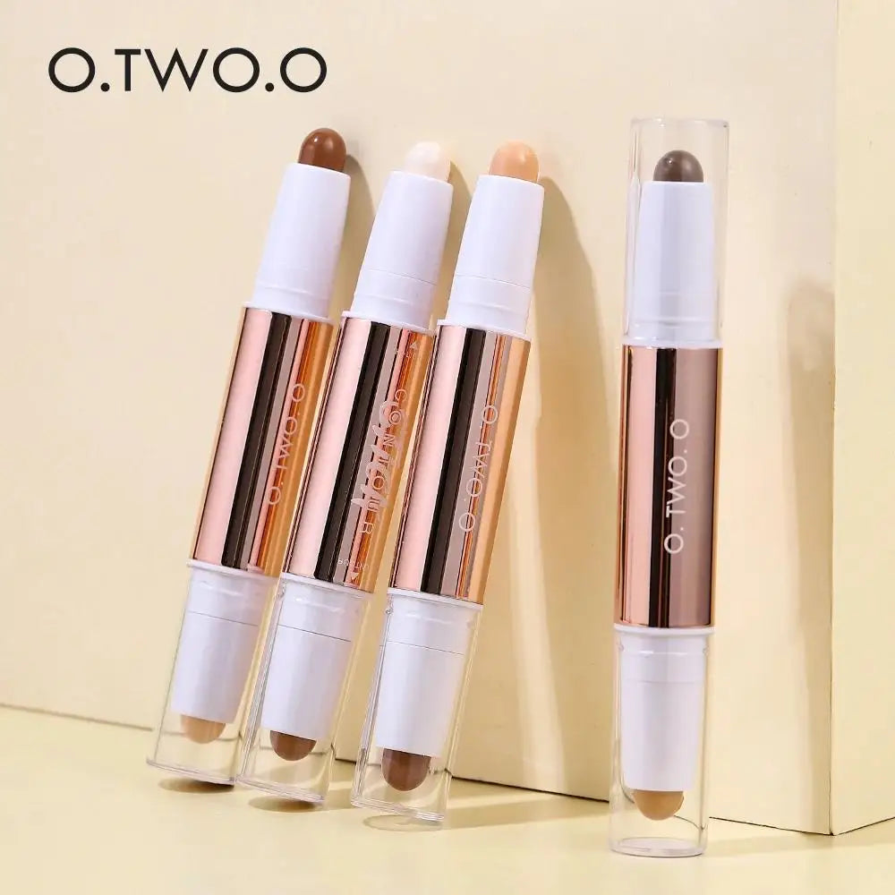 O.TWO.O Double-Head Concealer Stick – Waterproof & Brightening