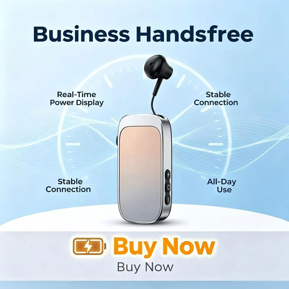 K30 Single Ear Bluetooth Earphone – Voice Changer & LED