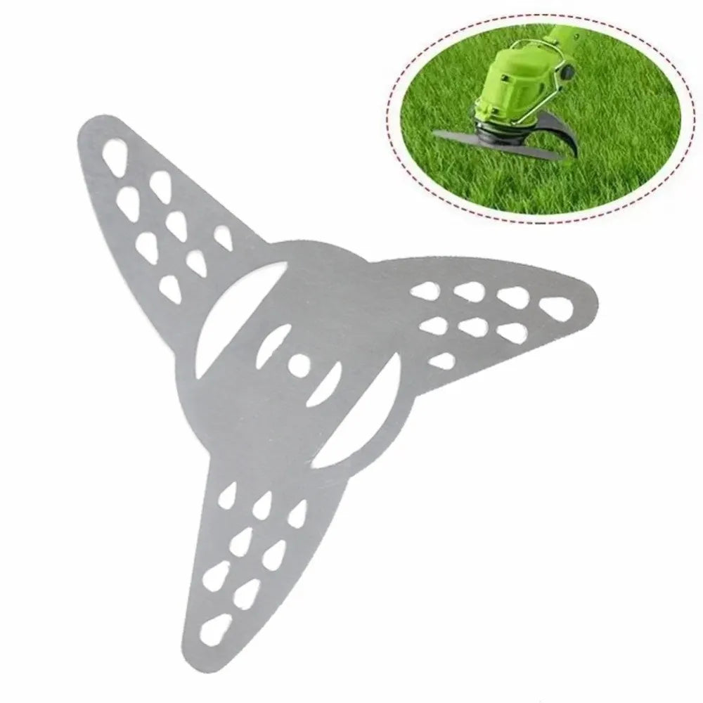 5-Inch Metal 3-Tooth Brushcutter Blade | Grass Trimmer Replacement