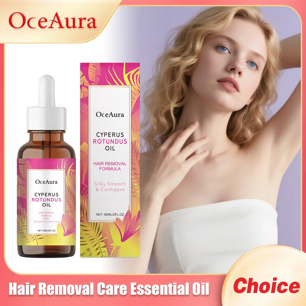 OceAura After Hair Removal Essential Oil – 60ml Moisturizing Oil
