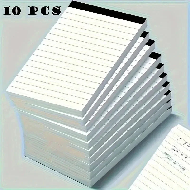 Pocket-sized Lined Notepads Notebooks 5 10-Pack Notebook 30 Sheets