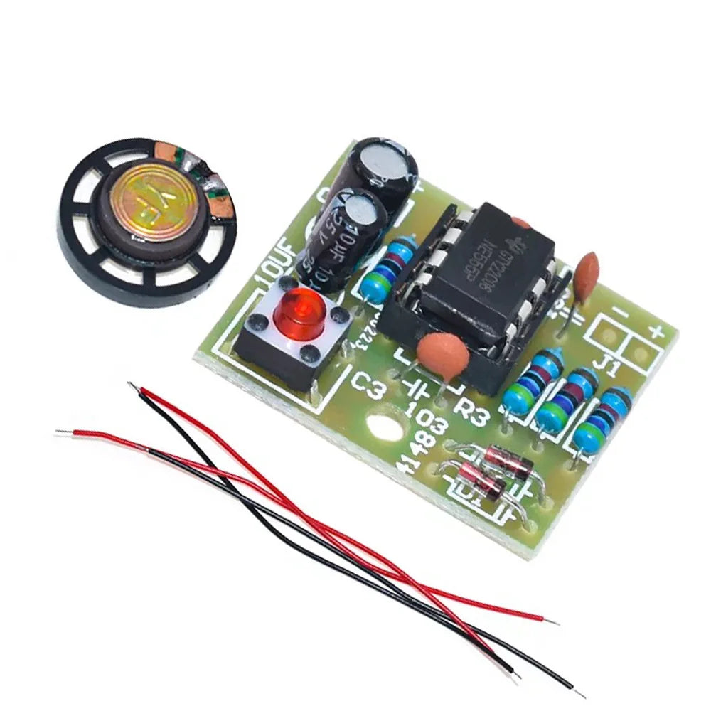 NE555 Doorbell DIY Kit – Dual Tone PCB Soldering Practice