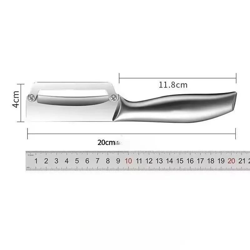 Stainless Steel Sugarcane Peeler Knife – Fruit & Salad Peeler
