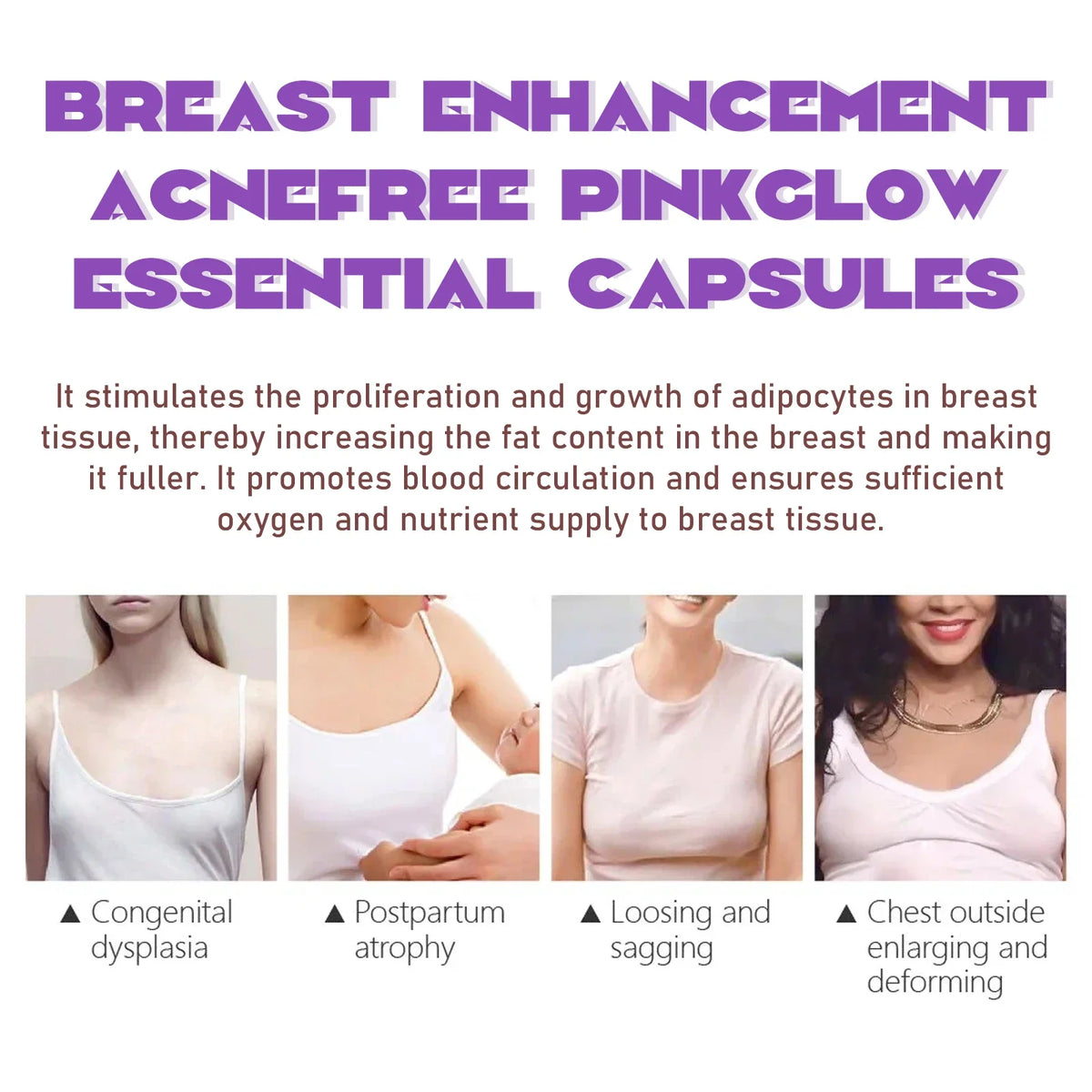Breast Firming Tightening Massage Oil Serum – 30 Pcs/Box