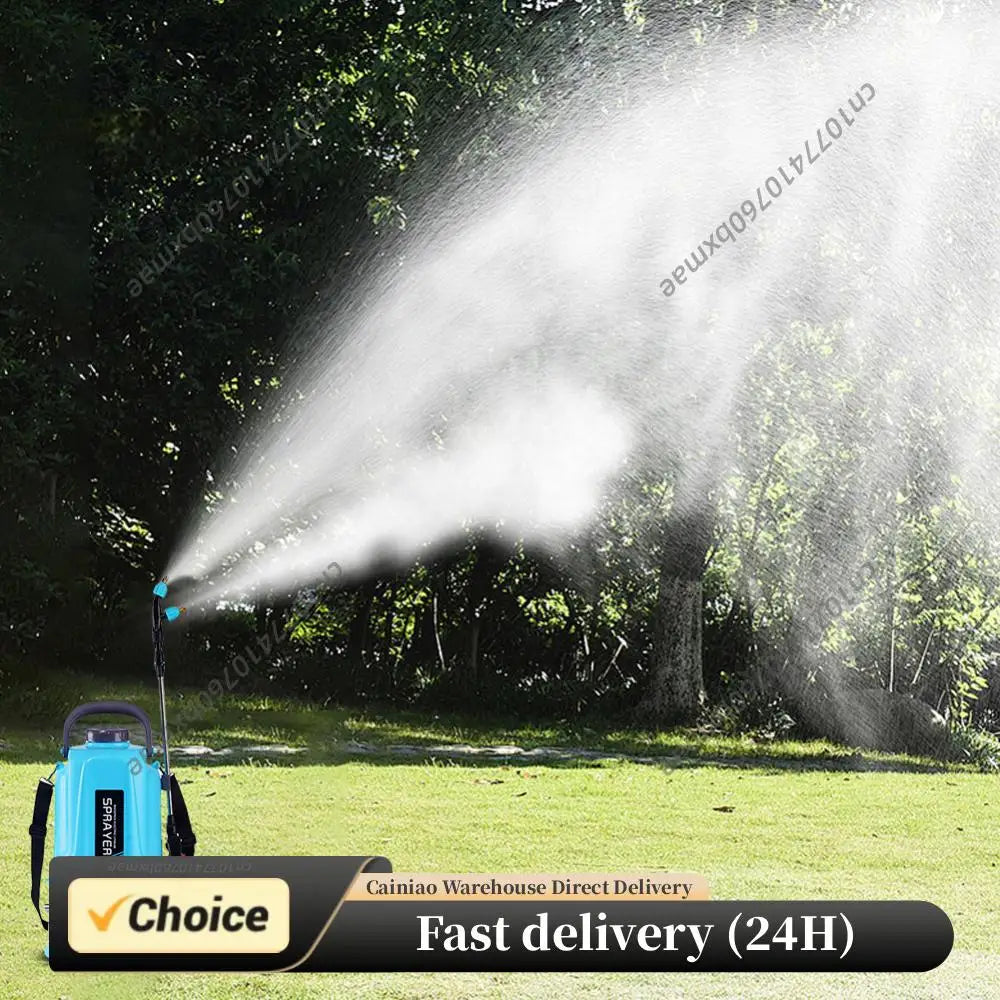 Electric Backpack Sprayer 12V Pressure Automatic Watering Wand
