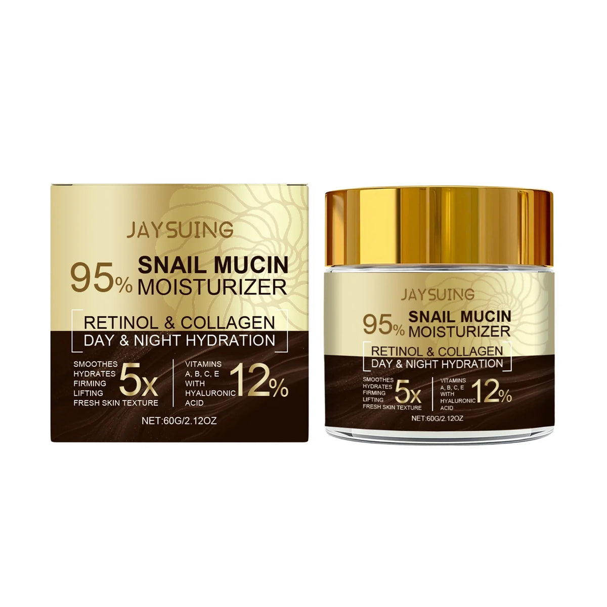 Jaysuing Snail Collagen Anti-Aging Moisturizing Face Cream 60g