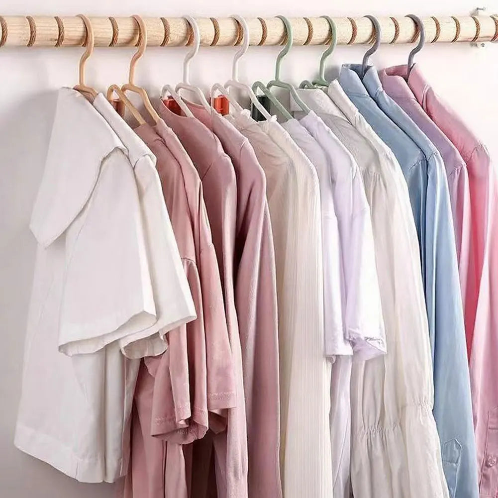 Foldable Travel Hangers 12 Pack – Portable Space-Saving Coat