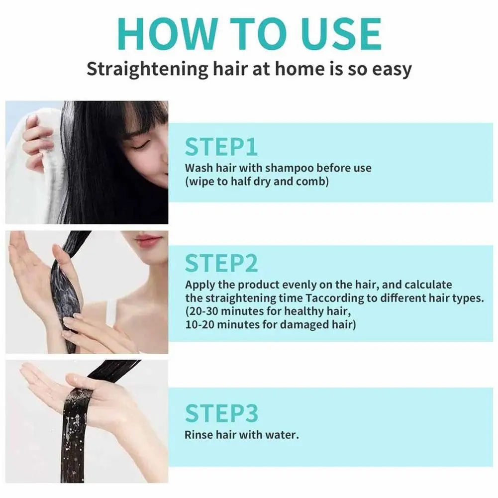 SADOER Keratin Hair Straightening Cream 60ml – Smooth & Frizz-Free