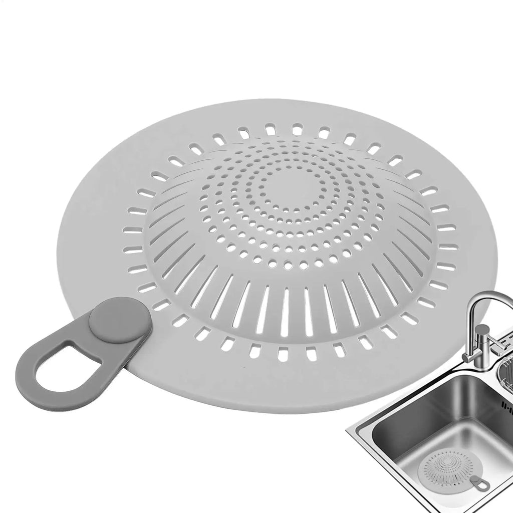 Silicone Drain Hair Catcher – Shower & Kitchen Strainer