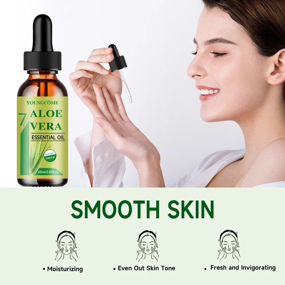Organic Aloe Vera Oil – Hydrating Skin & Hair Nourishing Oil
