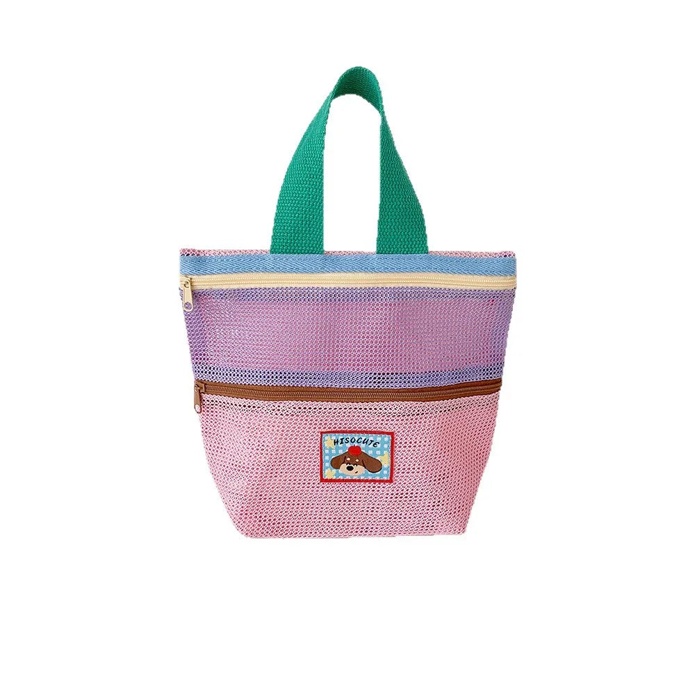 Mesh Shower Caddy Bag Portable Hanging Toiletry Bath Organizer Zipper