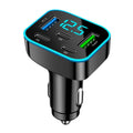 5-Port Fast Car Charger – 3x USB-C PD, 2x USB, Digital Display