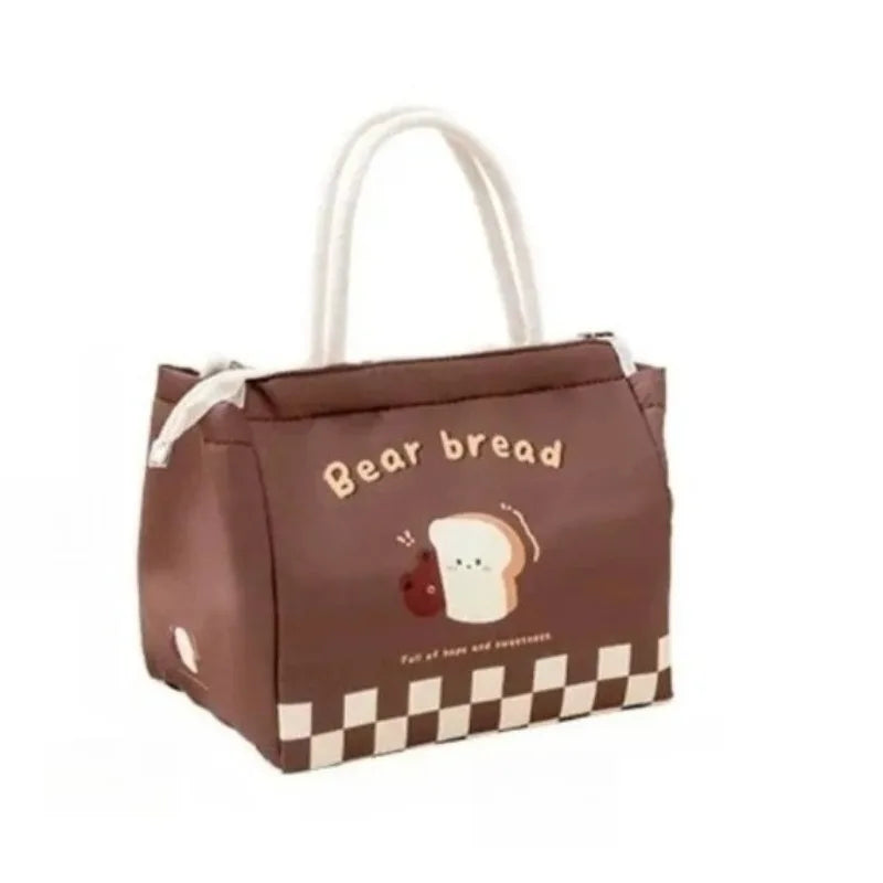 Cute Thermal Lunch Bag – Large Insulated Tote for Women & Kids