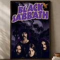 Black Sabbath HD PVC Wall Poster – Self-Stick Waterproof Art