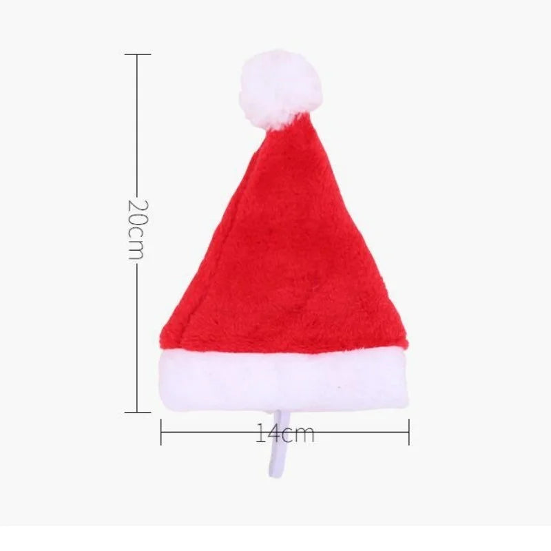 Christmas Santa Hat for Cats & Dogs – Xmas Pet Costume
