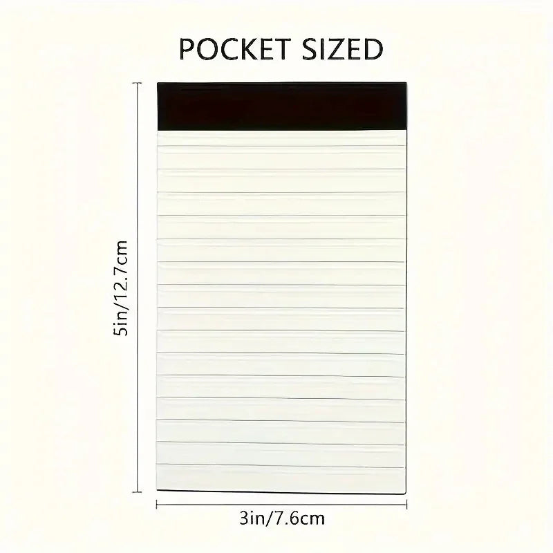 Pocket-sized Lined Notepads Notebooks 5 10-Pack Notebook 30 Sheets