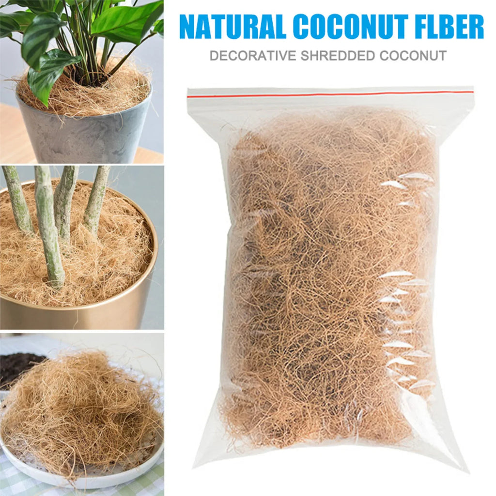 Dust-Free Coconut Fiber for Planters & Pet Nests | Natural Coir