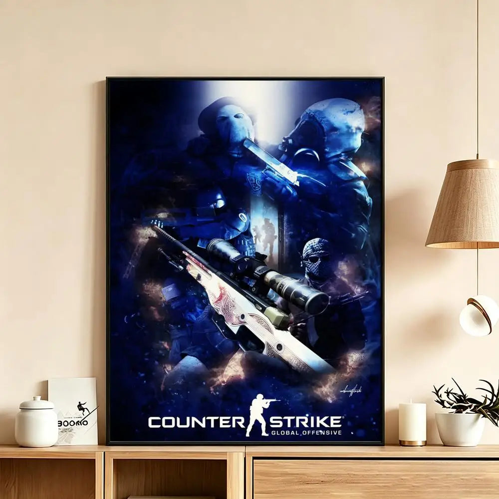 Counter-Strike 2 HD Wall Poster – Waterproof Gaming Decor