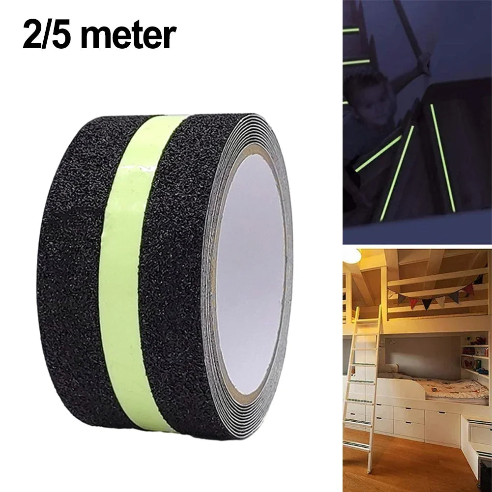 Glow in Dark Anti-Slip Grip Tape for Stairs & Steps | 2M/5M