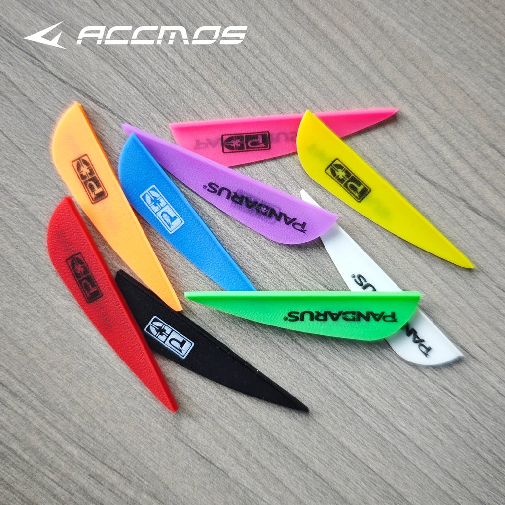 30 50 100 Arrow Fletches Vanes 2 3 Rubber Feather Archery Water