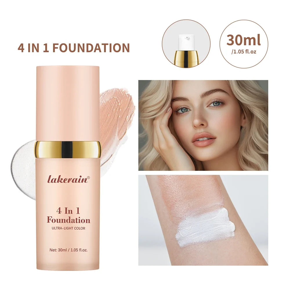 4-in-1 Color-Changing Foundation SPF 30 – Hydrating & Waterproof