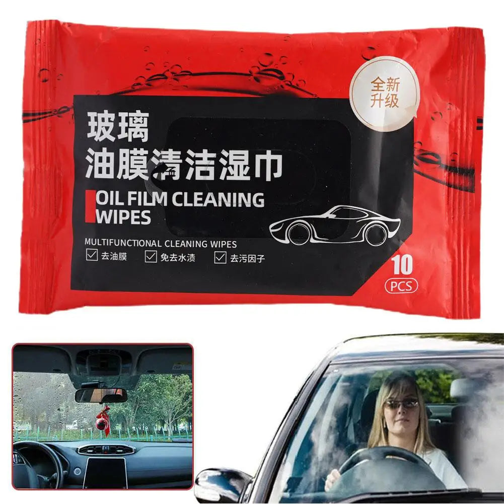 Car Glass Oil Film Removal Wipes – Anti-Fog Windshield Cleaner