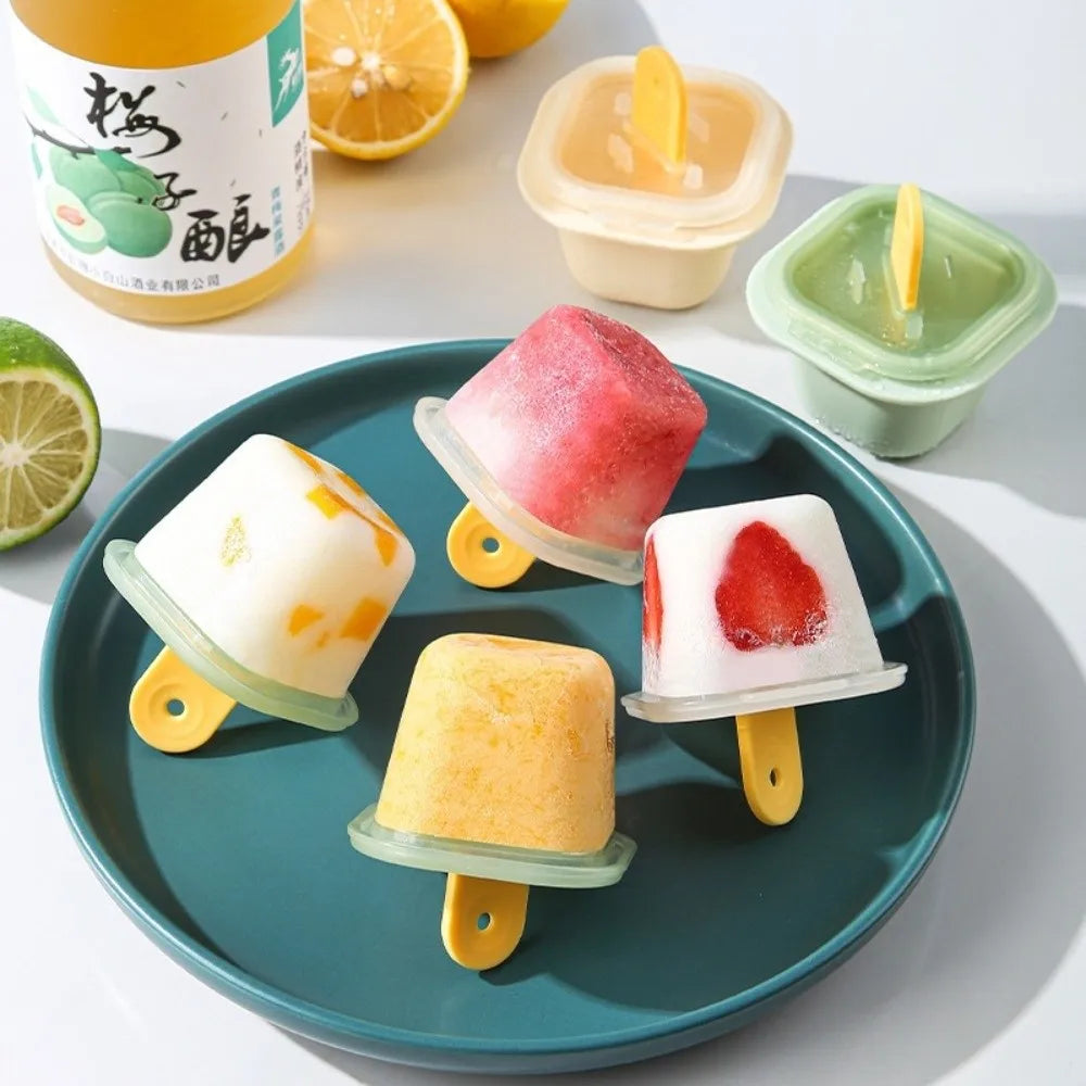 Silicone Mini Ice Cube Mold – Reusable Square DIY Tray