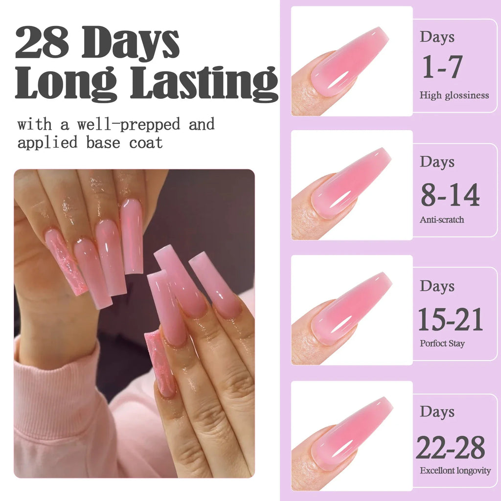 30ml Poly Nail Extension Gel UV/LED Builder – Solid Color