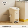 Uforu Large-capacity Bin Pedal DIY Creative Kitchen Dormitory